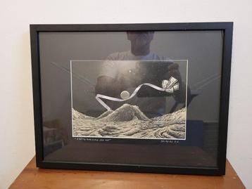 Collage-ontwerp met kunstwerk Francois-Xavier Delmeire   beschikbaar voor biedingen