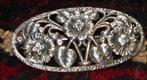 Wondermooie antieke sterling zilveren broche, Handtassen en Accessoires, Broches, Verzenden, Zilver, Zilver