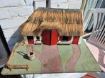Houten en rieten boerderij uit 1960 in onberispelijke staat, Verzamelen, Ophalen, Zo goed als nieuw