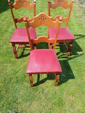 Gratis 5 eiken stoelen, Enlèvement