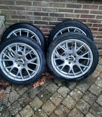 4 Peugeot/ Citroën 18 inch lichtmetalen velgen (5x108) beschikbaar voor biedingen