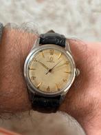 Vintage Omega, Handtassen en Accessoires, Horloges | Antiek, 1930 tot 1960, Omega, Staal, Met bandje