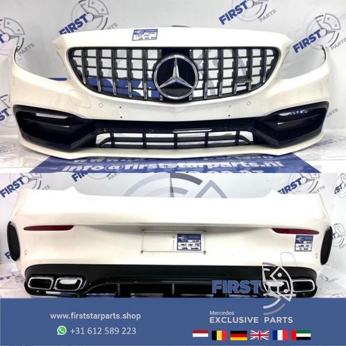 A205 C205 C63 FACELIFT AMG PAKKET COMPLEET Mercedes C Klasse, Auto-onderdelen, Carrosserie, Bumper, Mercedes-Benz, Voor, Achter