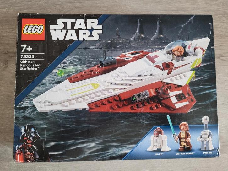LEGO STAR WARS 75333 Jedi Starfighter van Obi-Wan Kenobi, Verzamelen, Star Wars, Zo goed als nieuw, Ophalen of Verzenden