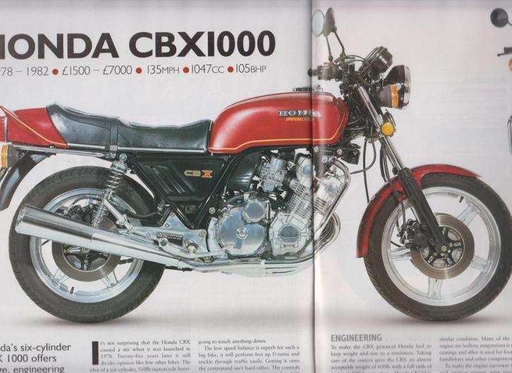 Moto Honda CBX 1000 collection, Boeken, Motoren, Gelezen, Verzenden
