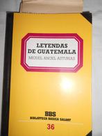 Asturies, Miguel Angel, Leyendas de Guatemala, Livres, Asturias, Miguel Angel, Europe autre, Utilisé, Enlèvement ou Envoi