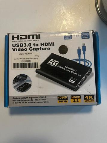 HMDI USB3.0 VIDEO CAPTURE 4K, Enlèvement, Comme neuf