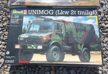 Revell #03020 UNIMOG (Lkw 2t tmilgl) - modelbouw beschikbaar voor biedingen