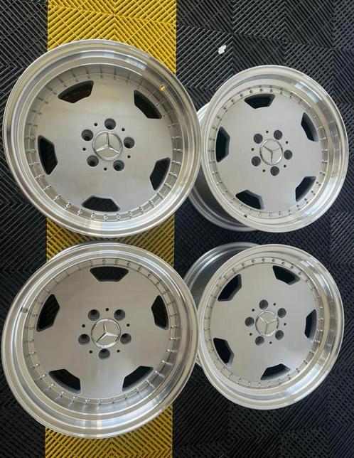 Mercedes monoblock 17&18inch velgen W124 W126 W202 W140 W201, Auto-onderdelen, Banden en Velgen, Velg(en), 18 inch, Ophalen
