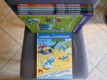 Lot BD L'univers des schtroumpfs 6 albums 1 à 2 et 4 à 7 disponible aux enchères