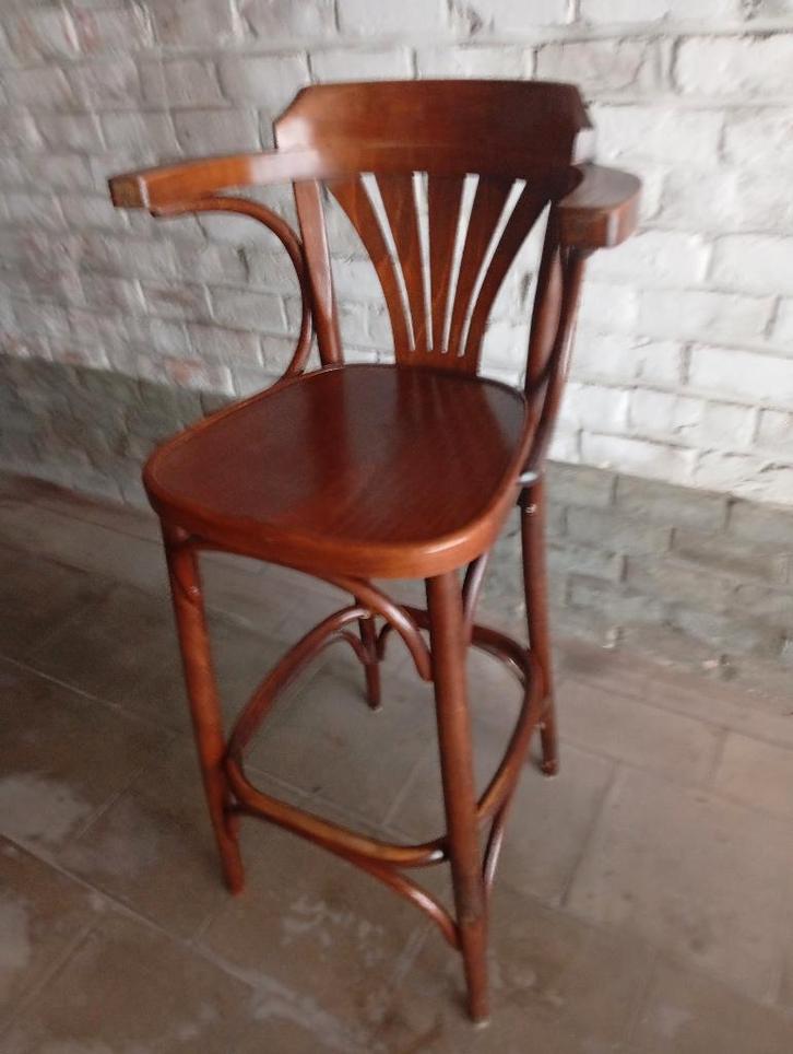 Zeer zeldzame vintage gebogen houten kinderstoel, Antiek en Kunst, Antiek | Meubels | Stoelen en Sofa's, Ophalen