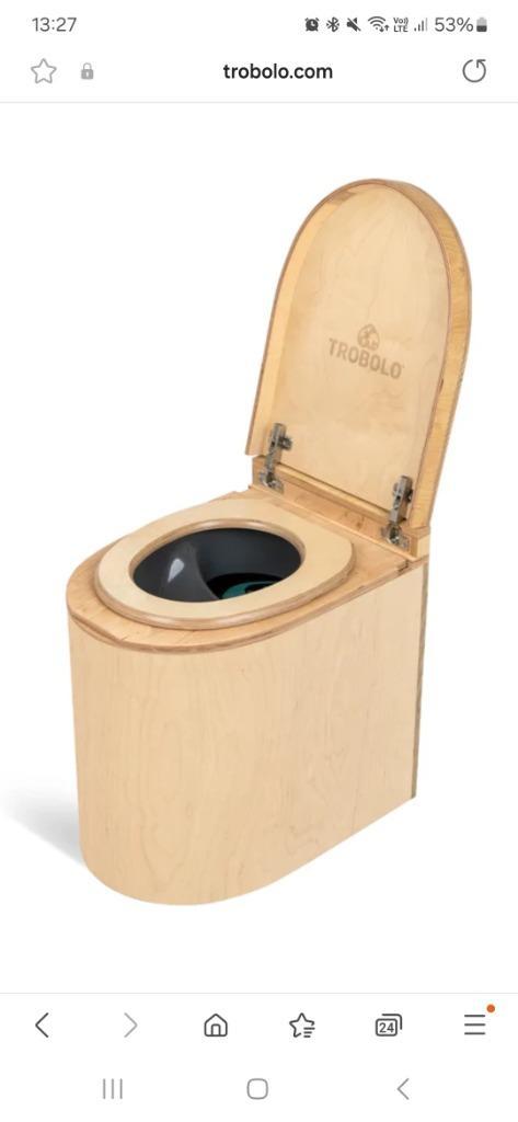 Droogtoilet Lunabloem, Huis en Inrichting, Badkamer | Badkamermeubels, Nieuw, Overige typen, Ophalen