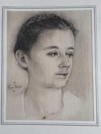Portret gedateerd 1941 en gesigneerd Baltus, Ophalen
