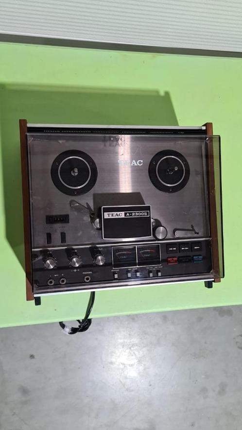 TEAC bandopnemer, type A-2300S, werking nagekeken, Audio, Tv en Foto, Bandrecorder, Bandrecorder, Met stofkap, Ophalen