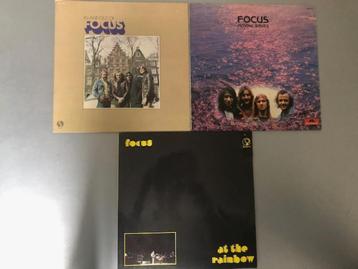 Drie lps van Focus: beschikbaar voor biedingen