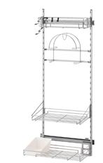 Ikea - Metod - Utrusta schoonmaakkast (40325889), 25 à 50 cm, Gris, Comme neuf, Enlèvement