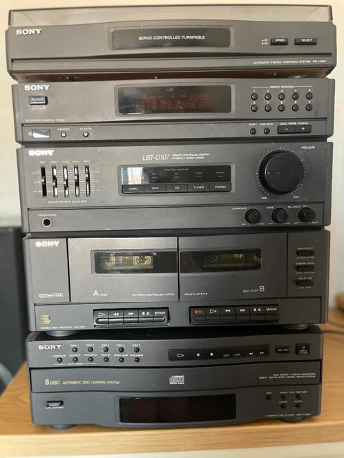 Sony stereoset, Audio, Tv en Foto, Stereoketens, Gebruikt, Cassettedeck, Cd-speler, Tuner of Radio, Speakers, Sony, Ophalen
