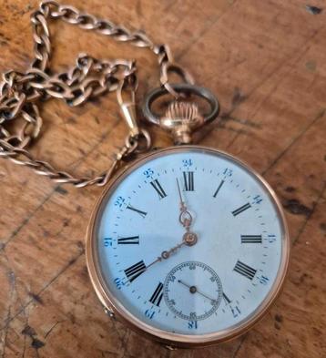 Zwitsers Gousset horloge, Breguet spiraalvormig uurwerk beschikbaar voor biedingen