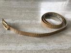 Beige lederen slangenhuid riem - 1,06m (nr2452), Ophalen of Verzenden, Overige kleuren, 100 cm of meer, Echt leder