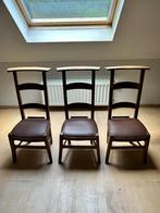 3 kerkstoelen, Antiek en Kunst, Antiek | Meubels | Stoelen en Sofa's, Ophalen