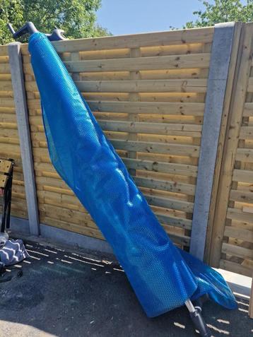 Oprolsysteem voor Solar Afdekzeil en noppenfolie rechthoekig, Enlèvement, Comme neuf, Couverture de piscine