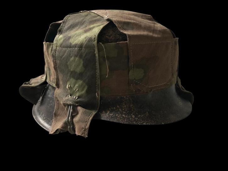 WW2 WH/XX Normandie ersatz helm overtrek., Collections, Objets militaires | Seconde Guerre mondiale, Enlèvement ou Envoi