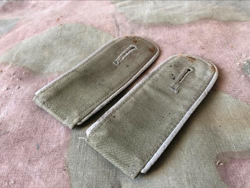 Wh afrikakorps infanterie schulterklappen, Verzamelen, Militaria | Tweede Wereldoorlog, Ophalen of Verzenden