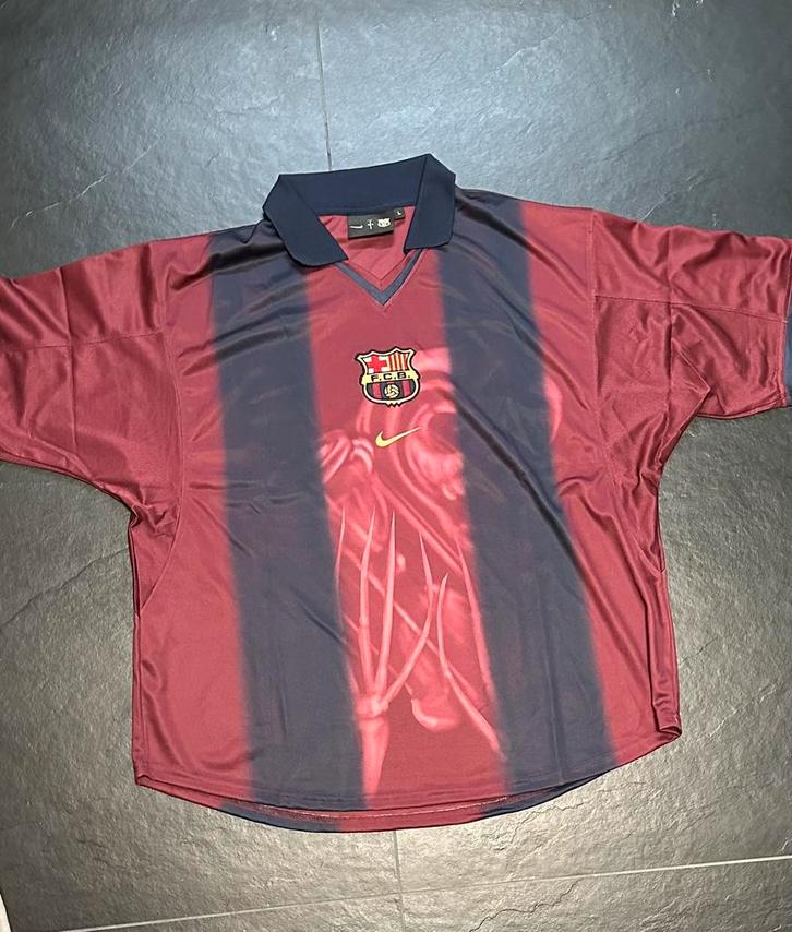 Nike FC Barcelona x Cactus Jack Retro Shirt, Sport en Fitness, Voetbal, Nieuw, Shirt, Maat L, Ophalen of Verzenden
