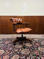 Engelse Chesterfield Captain Chair Bureaustoel, Ophalen of Verzenden
