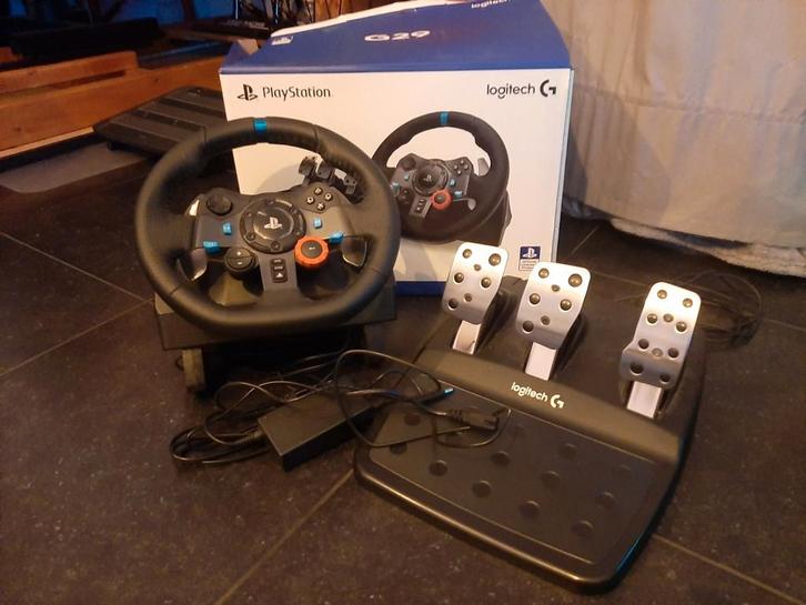 Logitech G29 voor PC en PS, Games en Spelcomputers, Spelcomputers | Sony Consoles | Accessoires, Zo goed als nieuw, Ophalen