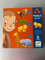 🍄 DJECO . Géant . Meegroeipuzel . ( 6 puzzels ), Enlèvement ou Envoi, Comme neuf, 2 à 4 ans