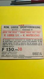 Ticket Lierse Waterschei 1/4 81/82 coupe de Belgique, Envoi