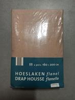 Hoeslaken 2 persoons, Huis en Inrichting, Slaapkamer | Beddengoed, Bruin, Hoeslaken of Sloop, Ophalen of Verzenden, Nieuw