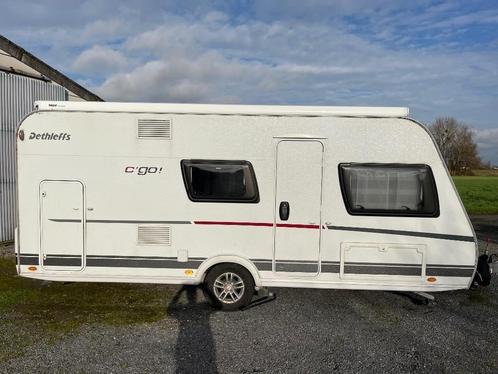 Caravan dethleff’s c’go 495QSK, Caravans en Kamperen, Caravans, Particulier, tot en met 5, 1250 - 1500 kg, Treinzit, Dethleffs