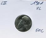 50 cent 1901 vlaams, Zilver, Ophalen of Verzenden, Zilver, Losse munt