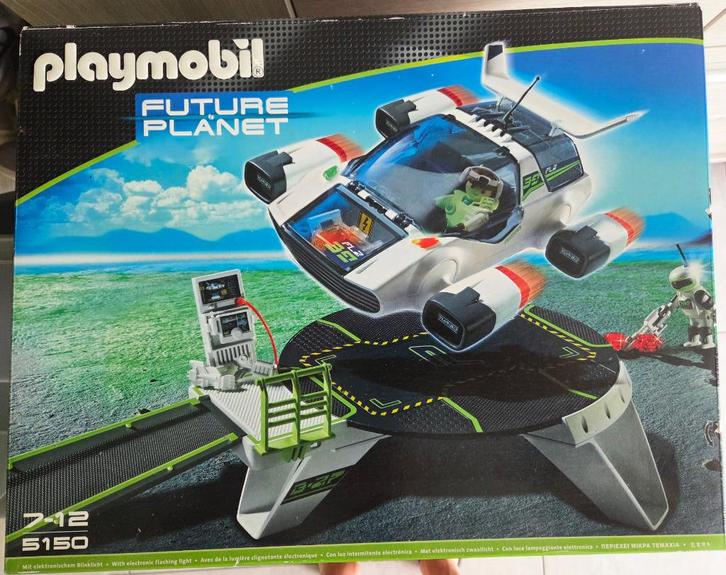 Playmobil 5150 Turbojet met lanceerplatform, Kinderen en Baby's, Speelgoed | Playmobil, Zo goed als nieuw, Complete set, Ophalen of Verzenden