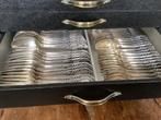 Verzilverde bestekkoffer Solingen, Huis en Inrichting, Keuken | Bestek, Ophalen, Gebruikt, Vaatwasserbestendig, Zilver