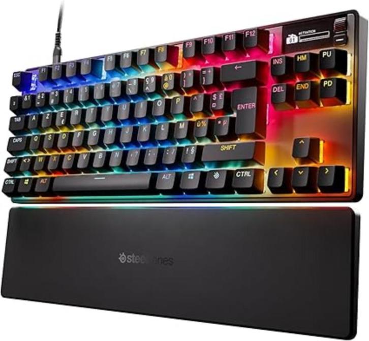 SteelSeries Apex Pro | gaming toetsenbord | Nieuw, Computers en Software, Toetsenborden, Nieuw, Azerty, Bedraad, Ergonomisch, Gaming toetsenbord