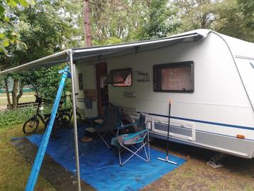 Zakluifel Fiamma blauwe kleur nieuw Afm. B. 4.40 x D. 2.20 M beschikbaar voor biedingen