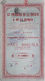 Le courrier de la bourse  - 1925, Ophalen of Verzenden, 1920 tot 1950, Aandeel