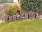 Zwarte pottelberg dakpannen, Doe-het-zelf en Bouw, Dakpannen en Dakbedekking, Ophalen, Gebruikt, Dakpannen