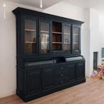 Armoire de buffet Grutterskast Vitrine en teck Unique Rural, Enlèvement ou Envoi, Comme neuf, Métal, Landelijk Industrieel Brocante Modern Bohemian