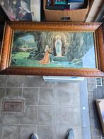 Schilderij Bernadette aan grot Lourdes, maria, Ophalen