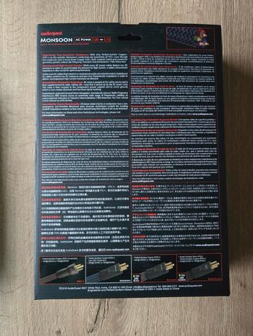 Audioquest monsoon power cable  beschikbaar voor biedingen