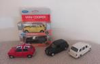 3 Mini Cooper + 2 Londen taxi schaalmodellen, nieuw, Enlèvement ou Envoi, Neuf, Voiture