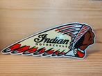 Emaille plaat van Indian Motorcycle, Verzamelen, Ophalen of Verzenden, Zo goed als nieuw, Reclamebord