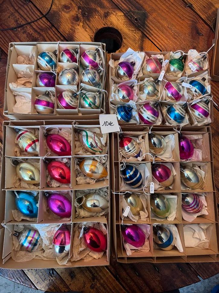 Veel oude antieke aeko kerstballen uitzoeken van 6 - 15euro, Diversen, Kerst, Zo goed als nieuw, Ophalen