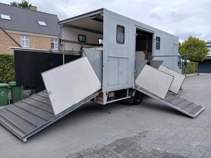 Paardenvrachtwagen, Dieren en Toebehoren, Paarden en Pony's | Trailers en Aanhangwagens, Gebruikt, Overige typen, Overige materialen