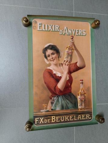 Affiche : Elixir d'Anvers/De Beuckelaer disponible aux enchères