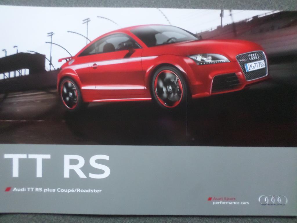 Audi TT RS Plus Brochure, Ophalen of Verzenden, Audi